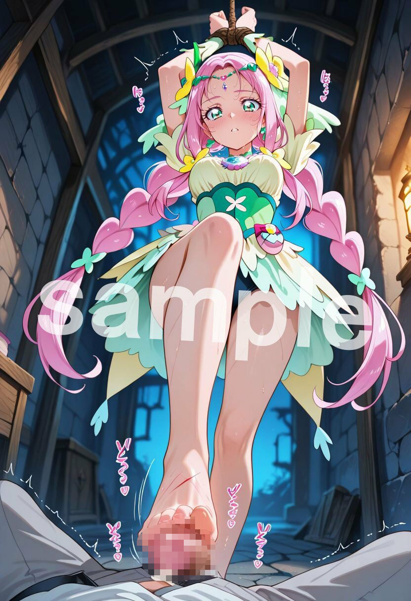 【R-18】囚われた花の変身ヒロイン 〜快楽に堕ちる身体〜 - サンプル画像 7
