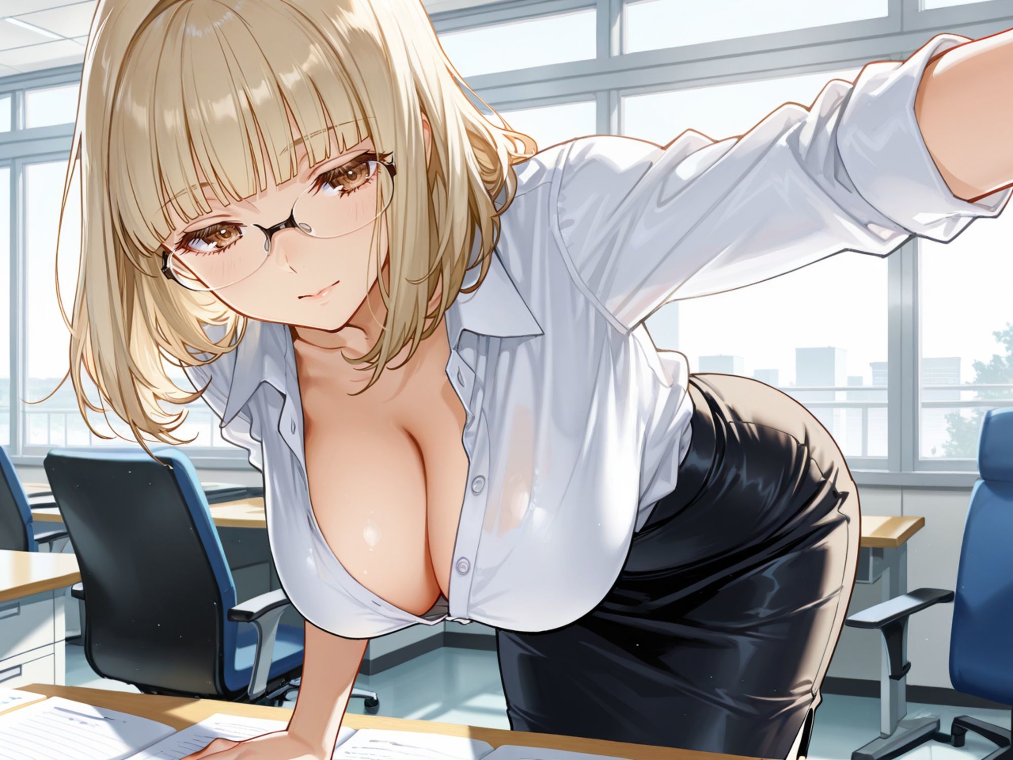 爆乳学院ーデカパイしかいない学院生活【B組編】 - サンプル画像 9