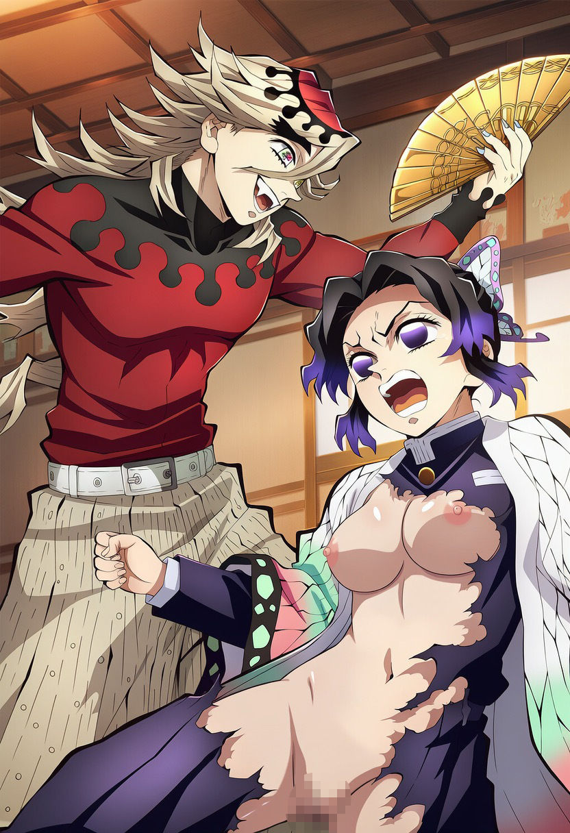 胡蝶し〇ぶ敗北セックス集 - サンプル画像 1