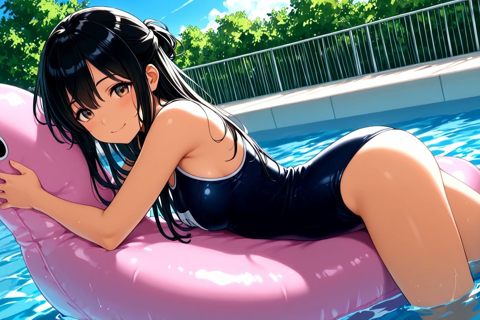 すずかさんは断れない！  だってタイム伸びてるもん、、、 - サンプル画像 1