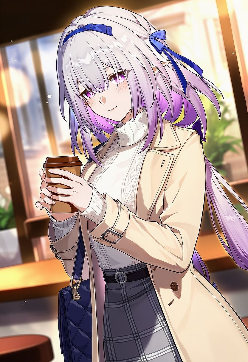 死の聖女様とカフェデート後にえっち - サンプル画像 1