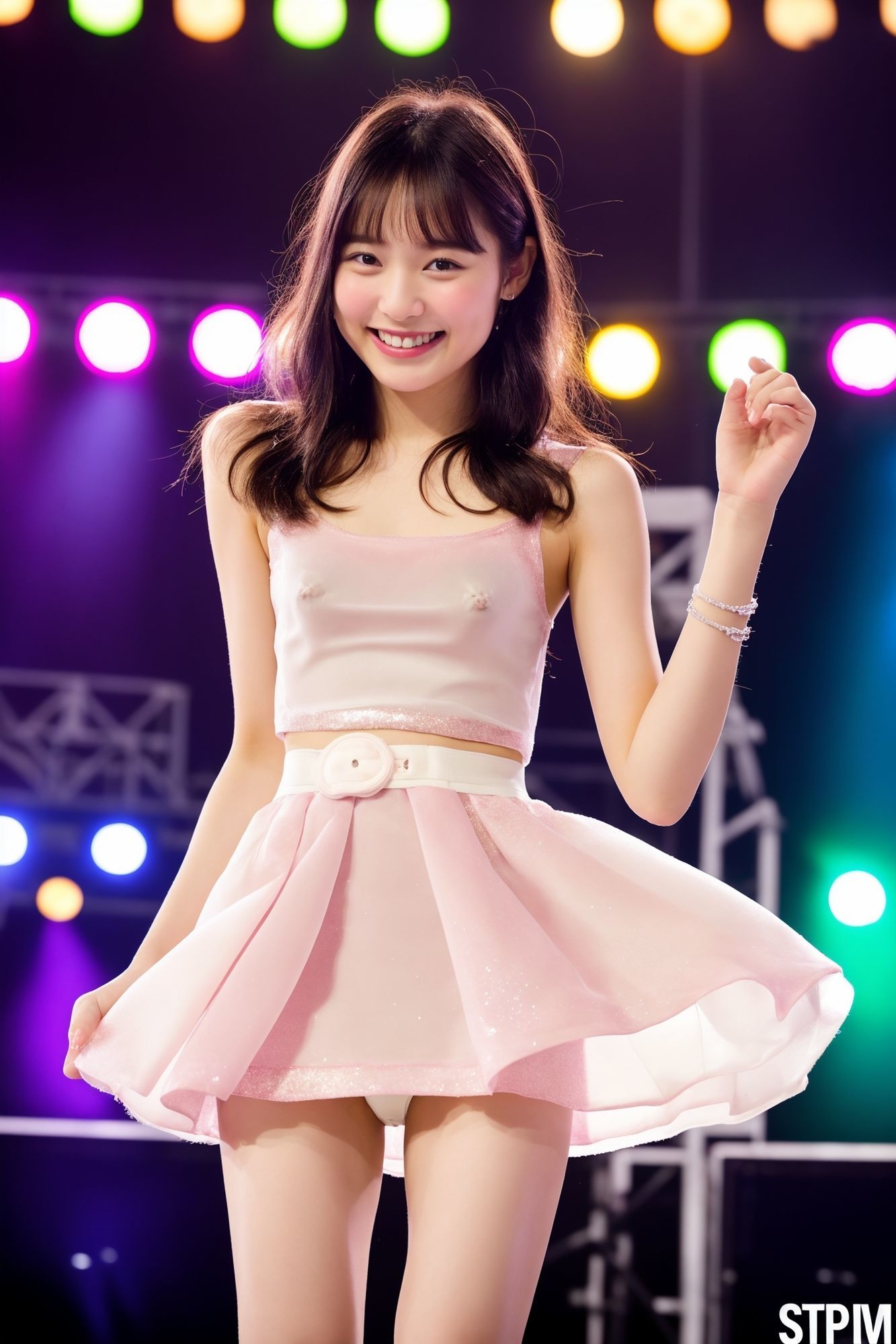 【動画】アイドル ステージ  〜透け衣装ポロリ編〜 - サンプル画像 2