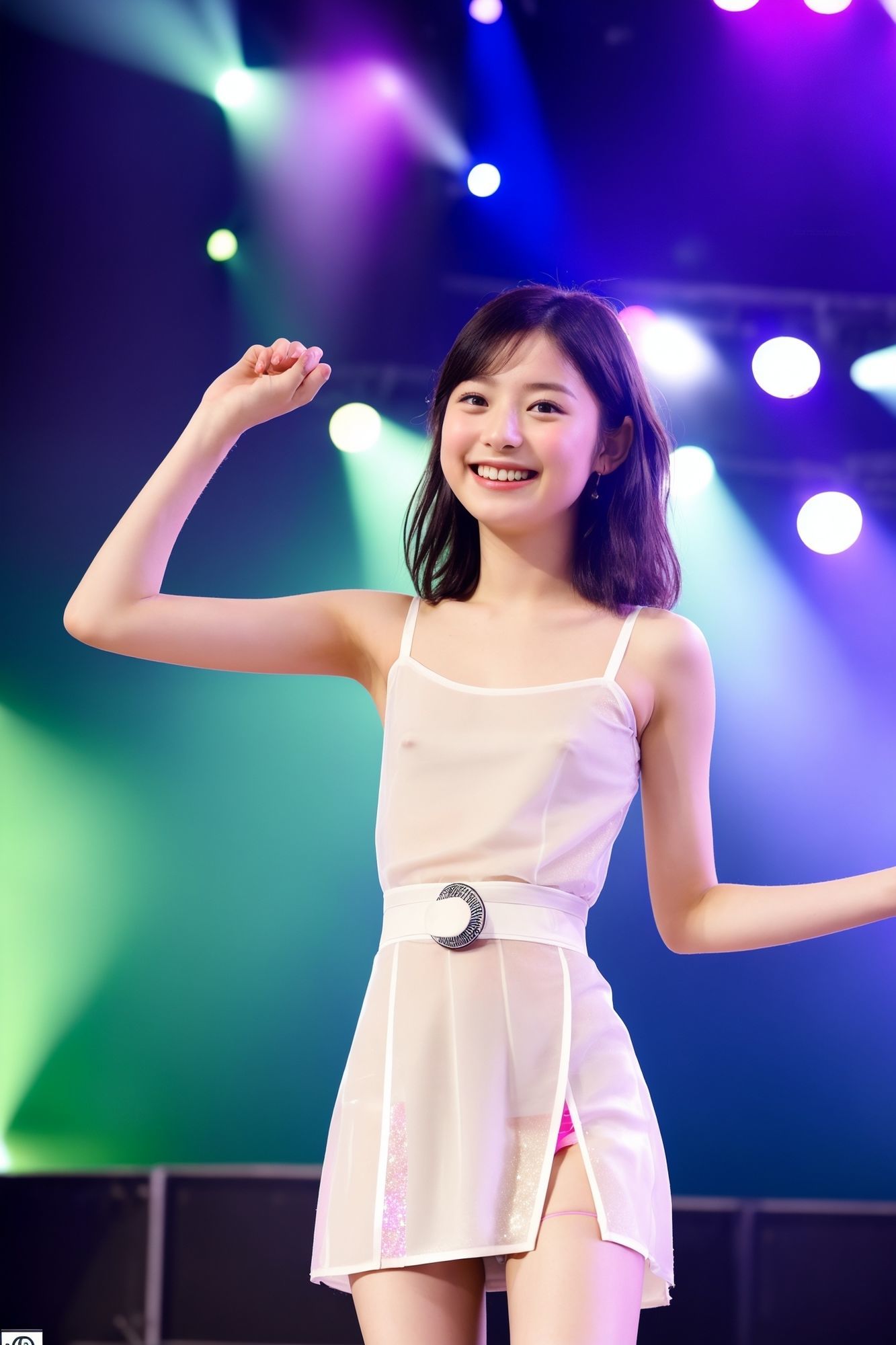 【動画】アイドル ステージ  〜透け衣装ポロリ編〜 - サンプル画像 4