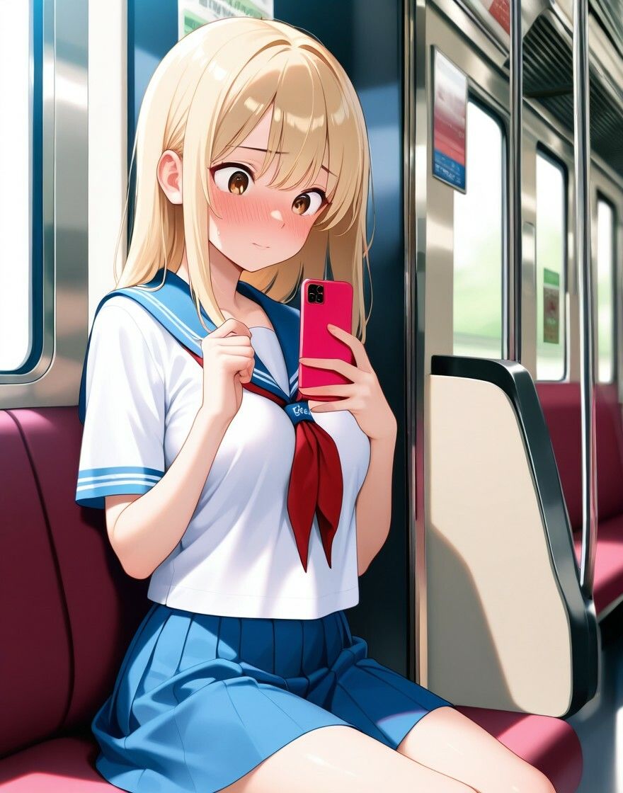 性春学園  ミニスカJ系と体液まみれで絡み合う - サンプル画像 1