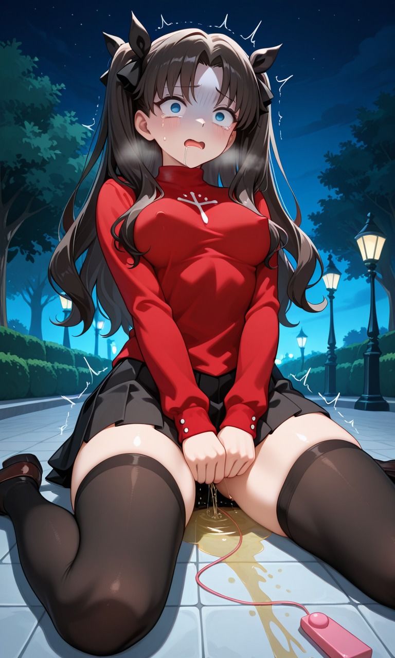 【FGO】ナイチンゲール・凛＆イシュタル・ジャンヌ（競泳水着Ver.） 〜搾精・アヘ顔堕ちCG集〜 ｜ パンチラ・顔面騎乗位・パイズリ・中出しハメ - サンプル画像 5