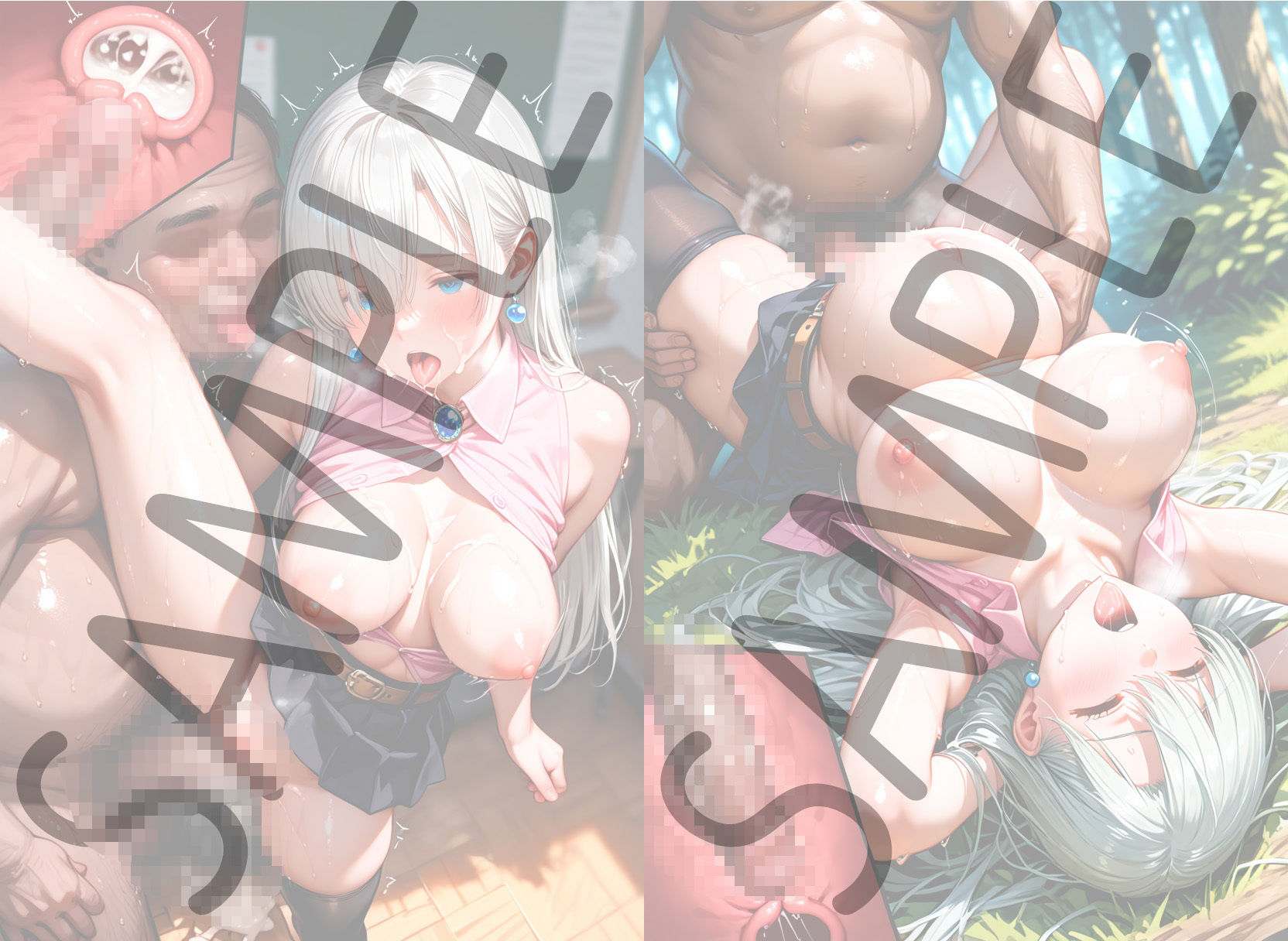 憧れの処女ヒロインが性奴●にされた件-エリ○ベス編 - サンプル画像 1