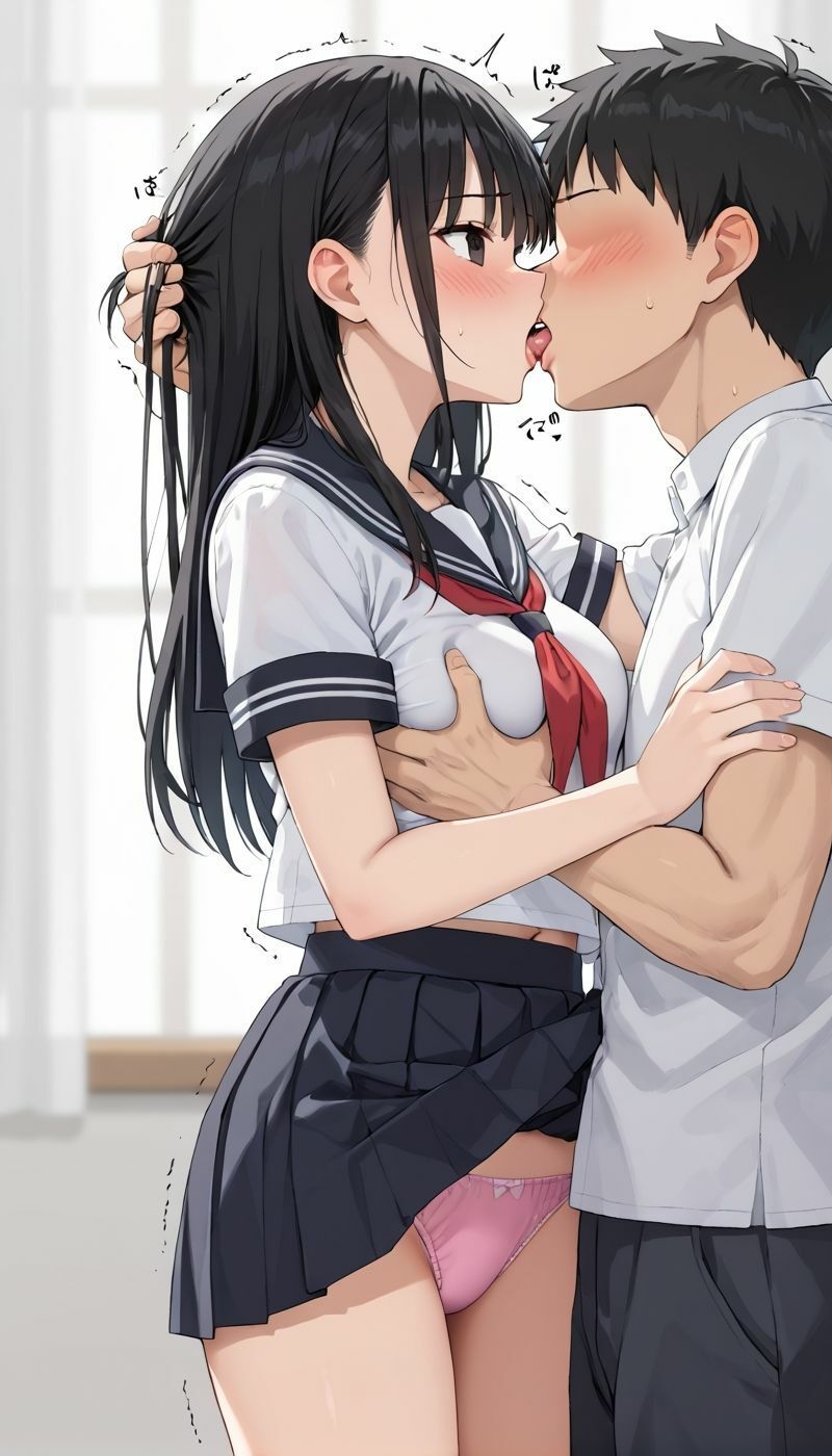 欲望だらけの学園プレイ何度も突かれ制服のまま快楽堕ち - サンプル画像 1