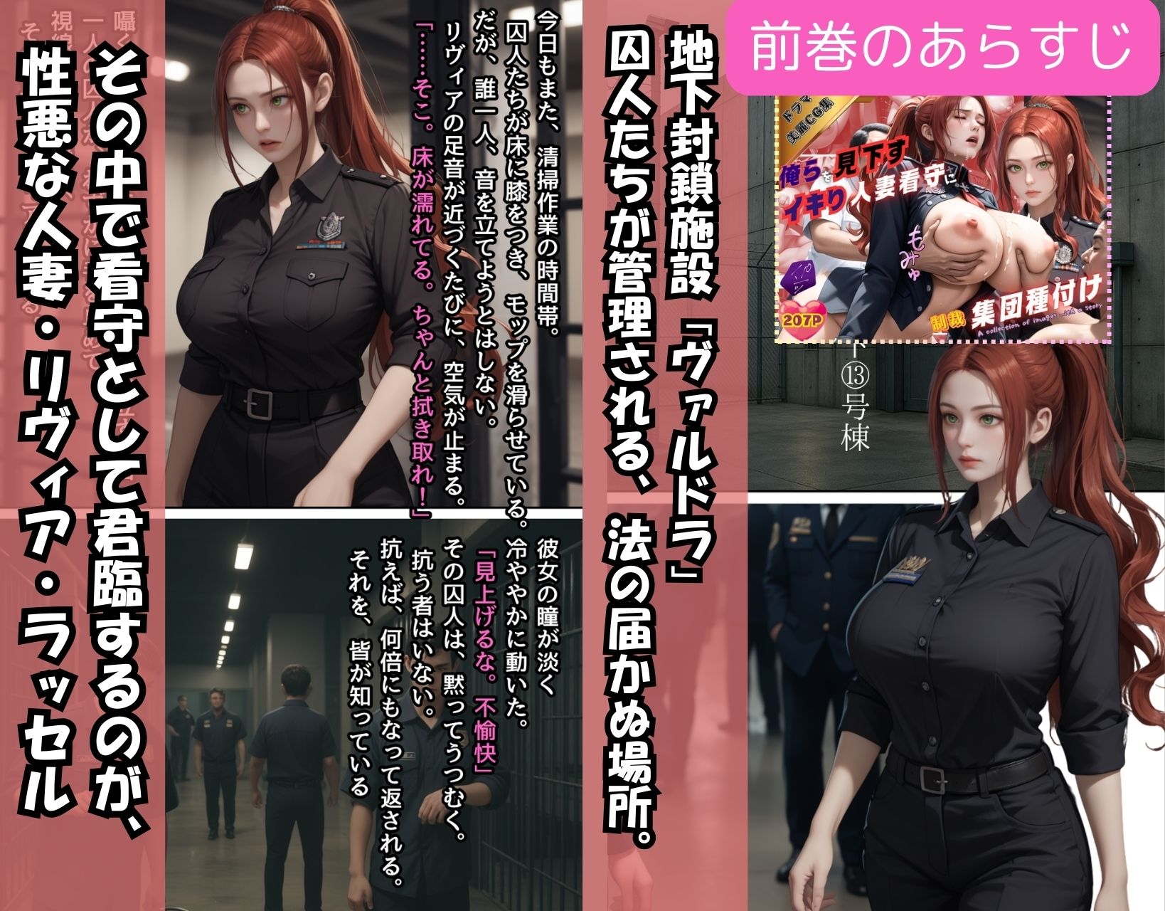 イキり人妻看守の弱みを握って制裁種付けSEX/美麗CG集 - サンプル画像 1