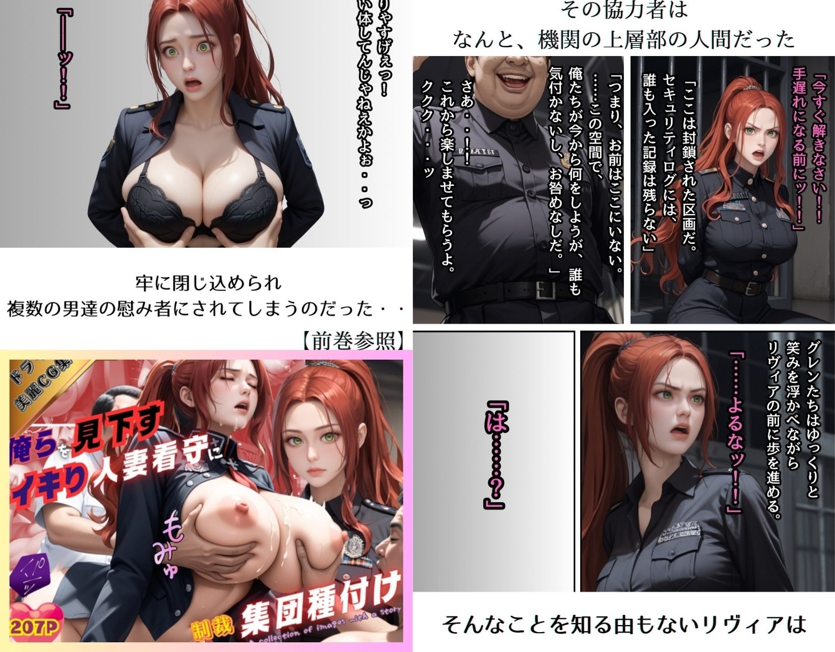 イキり人妻看守の弱みを握って制裁種付けSEX/美麗CG集 - サンプル画像 6