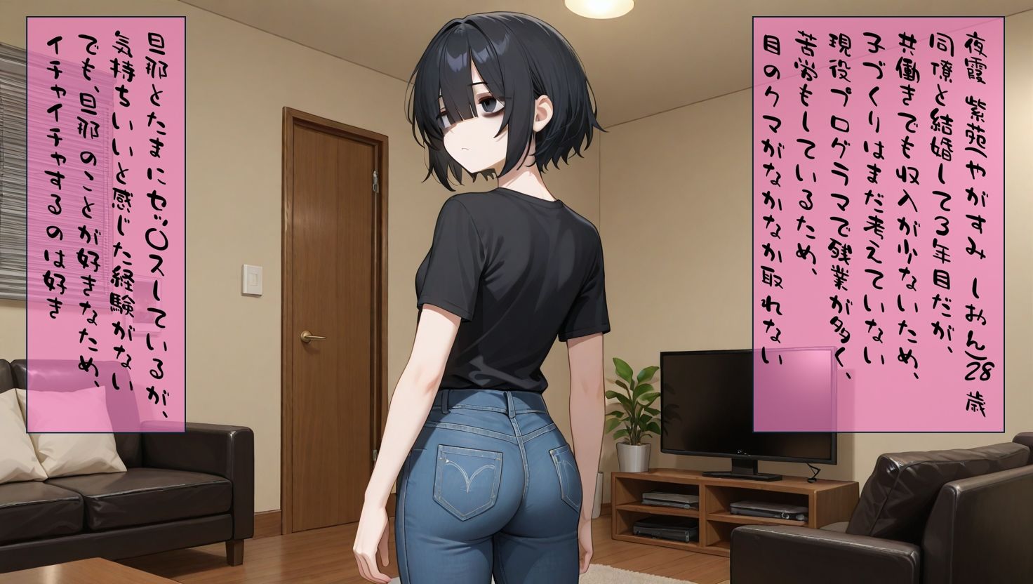 【オリジナル】夜霞 紫苑の寝取られ記録 - サンプル画像 1