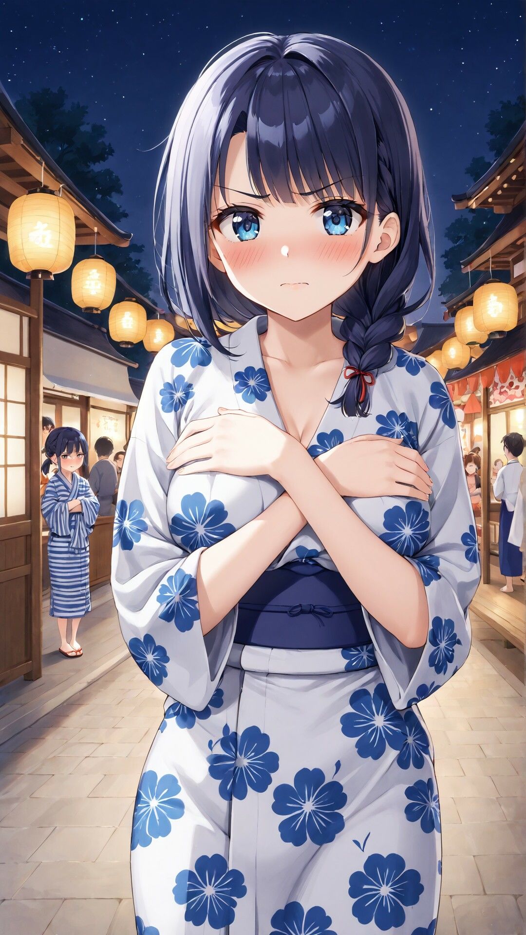 「嫌な顔されながらおっぱい見せてもらう」AIイラスト集 vol.2 - サンプル画像 2