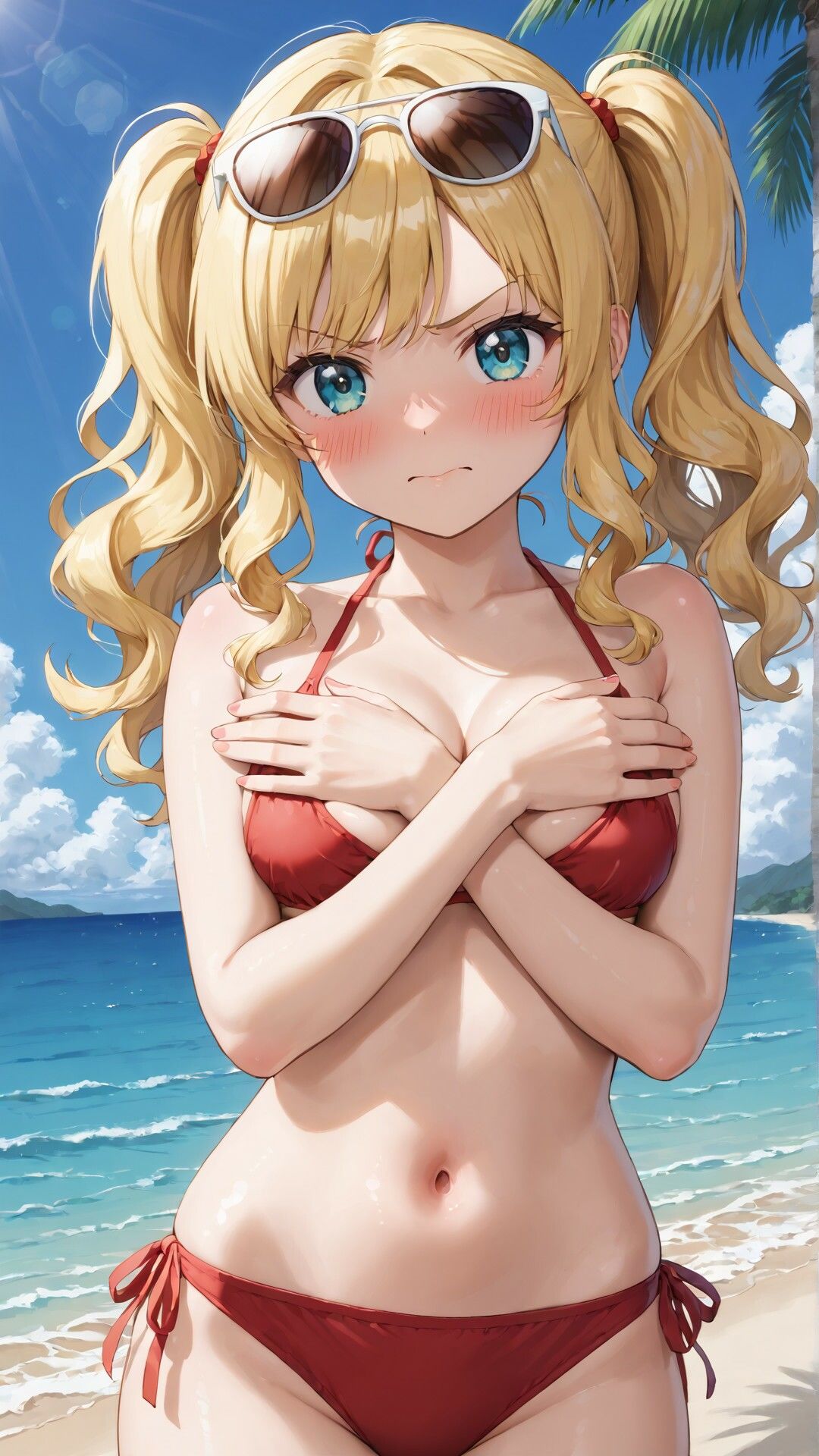 「嫌な顔されながらおっぱい見せてもらう」AIイラスト集 vol.2 - サンプル画像 3