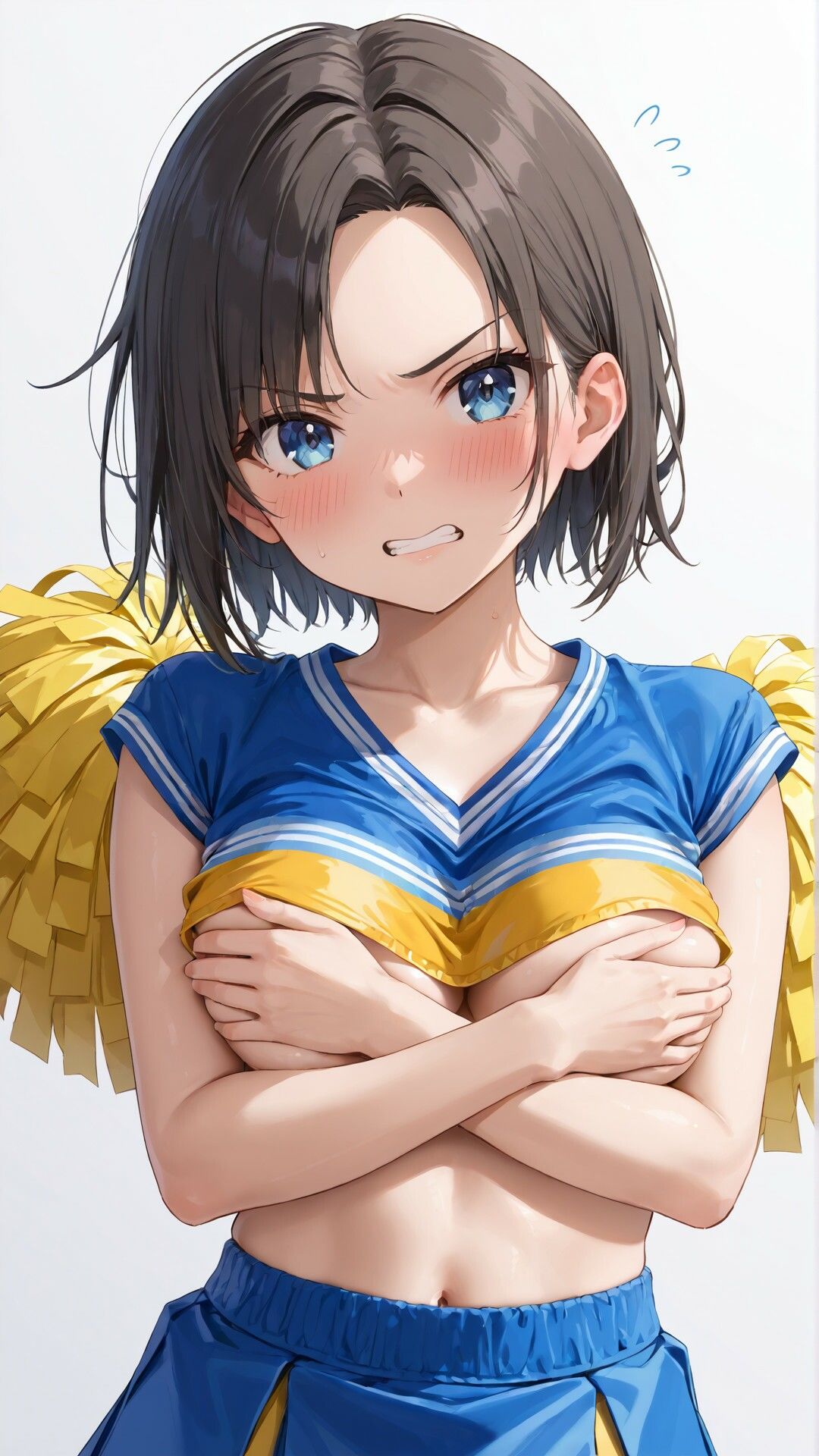 「嫌な顔されながらおっぱい見せてもらう」AIイラスト集 vol.2 - サンプル画像 5