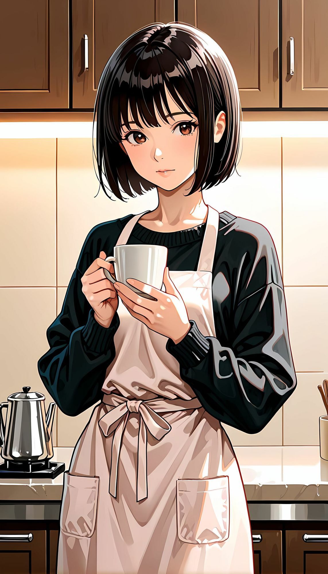 清楚な奥さん、夜は俺だけの淫らな妻 - サンプル画像 8