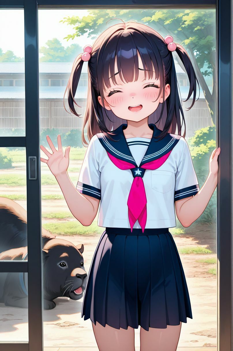 あどけな彼女と、夏の制服。 - サンプル画像 2