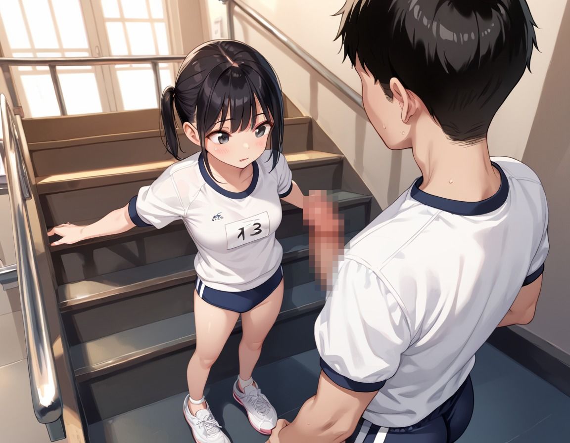 校内のJK誰でも精子かけ放題 - サンプル画像 1
