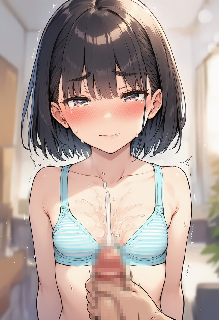 ジ○ニアブラにぶっかけ！（326枚分） - サンプル画像 7