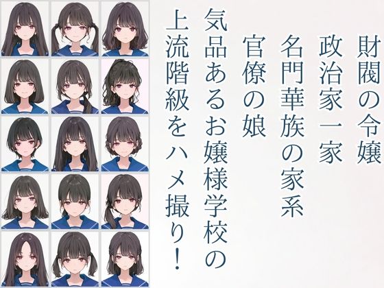 偏差値70オーバーお嬢様学校 近衛学園 オレのハメ撮り図鑑 - サンプル画像 1