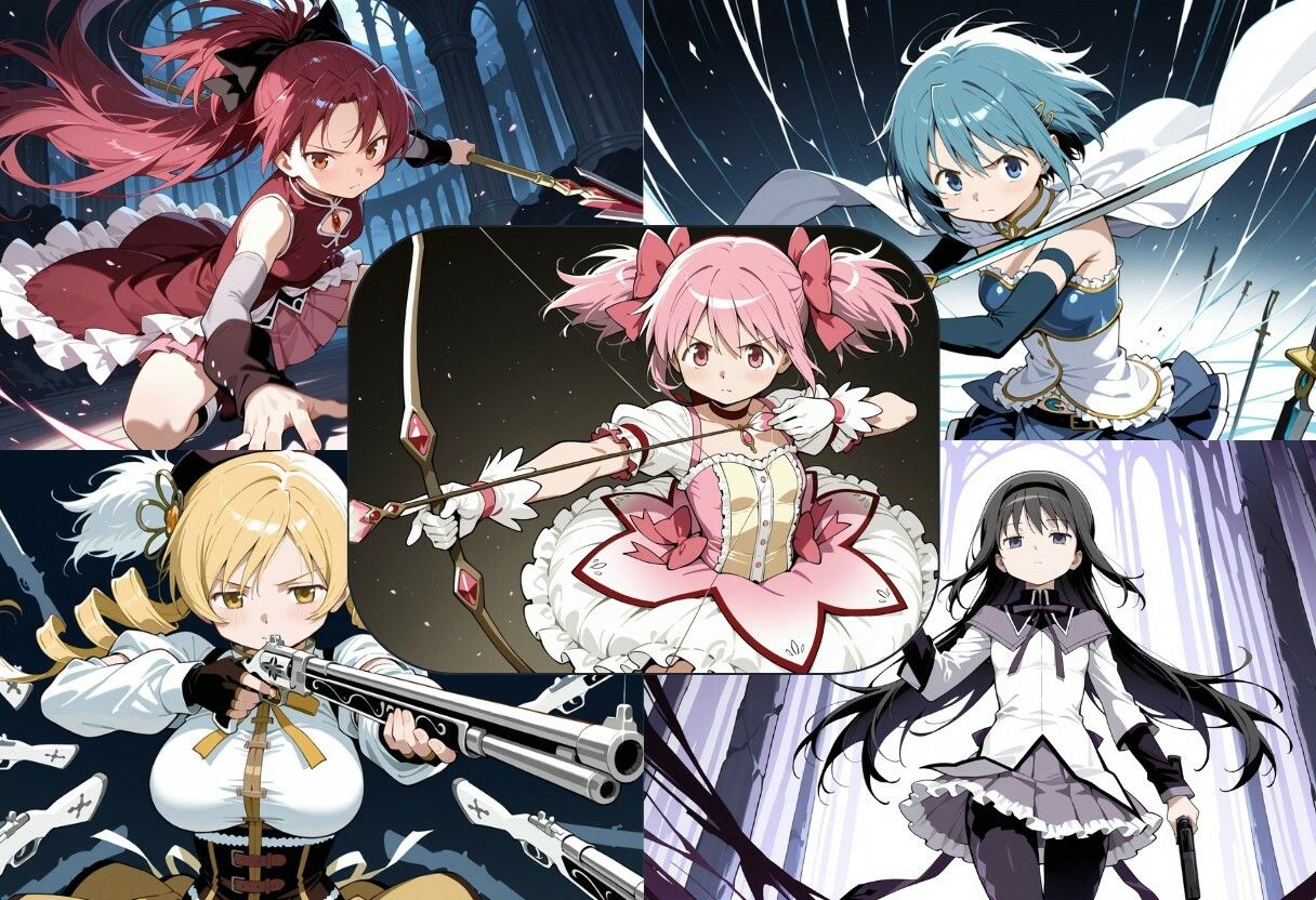 魔法少女敗北  まどマギ総集編 - サンプル画像 1
