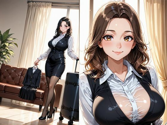 帰宅したCA彼女  発情してサキュバスフェラで迫ってきたはずが  先輩に犯●れる最悪のNTR - サンプル画像 2