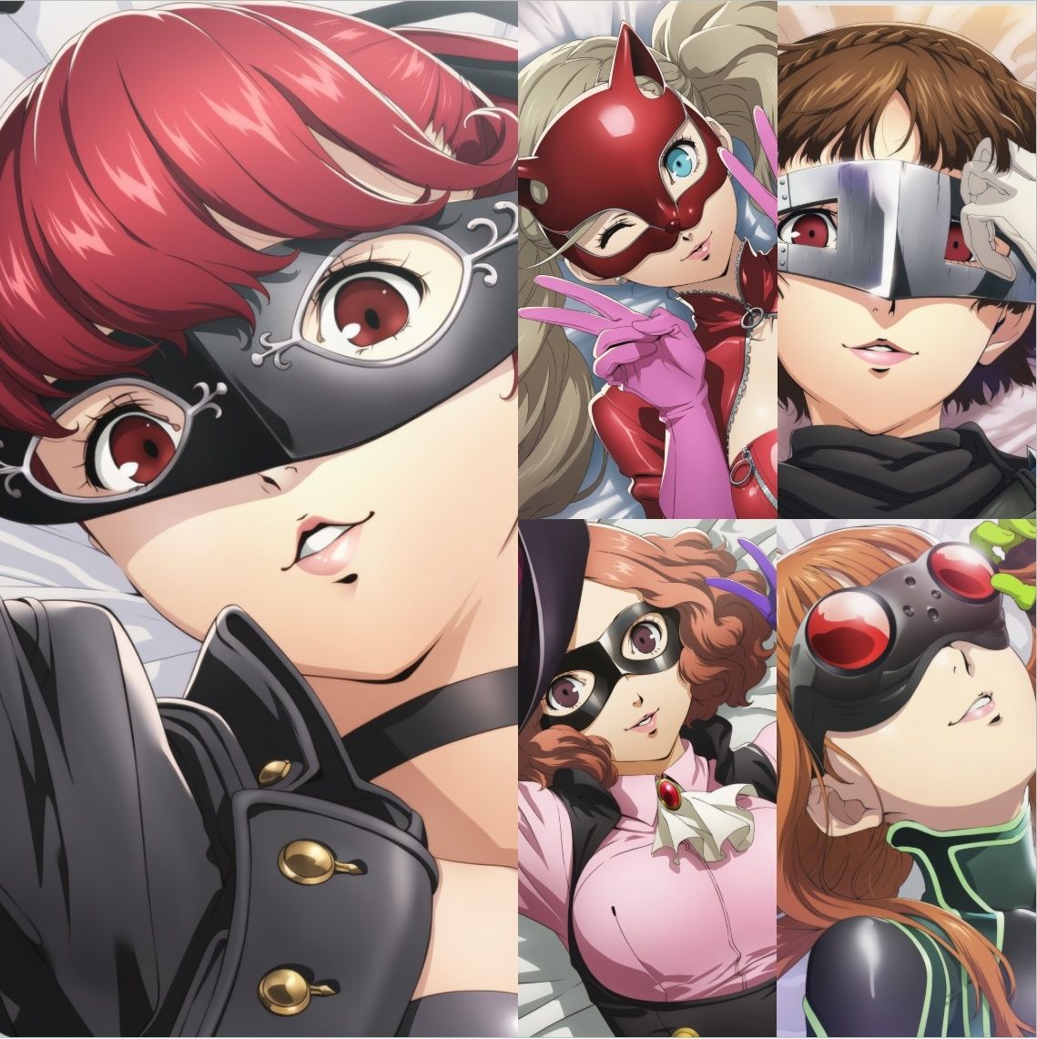 世間を騒がせた怪盗団のお顔にひたすらぶっかけ - サンプル画像 1