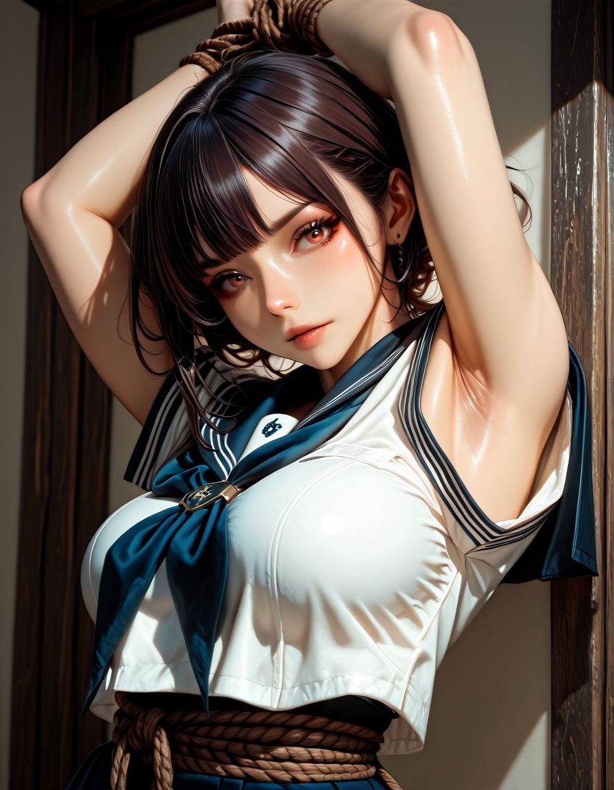 女子校生緊縛図鑑2 - サンプル画像 1