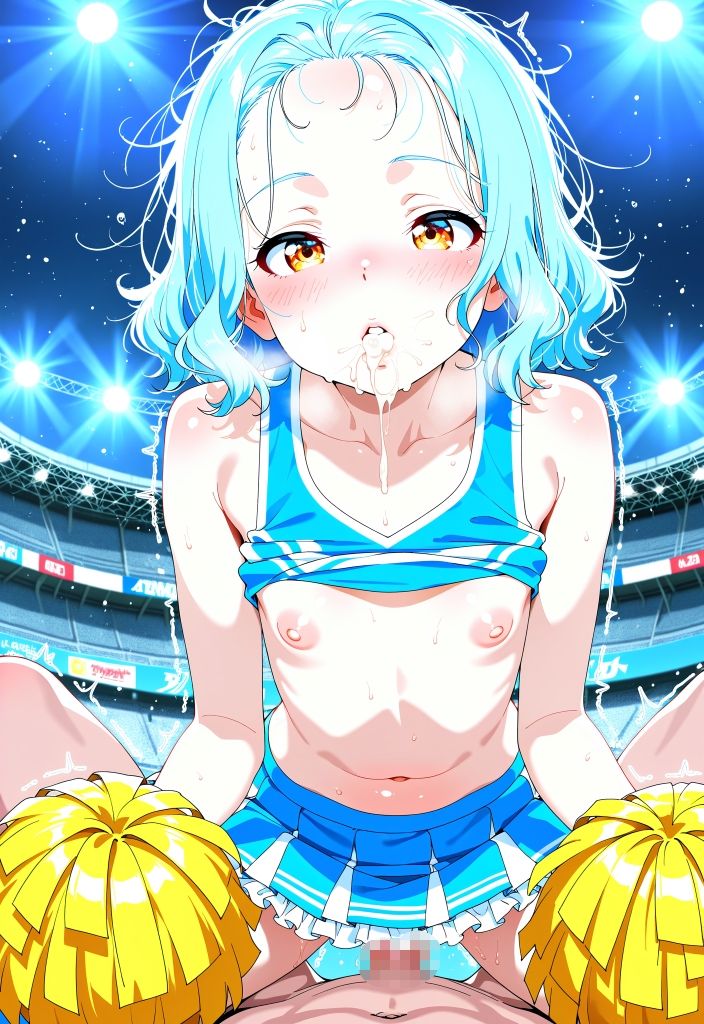 絶頂チアガール - サンプル画像 1