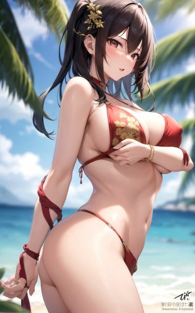 ビキニ女子と夢のSEX ON THE BEACH - サンプル画像 4