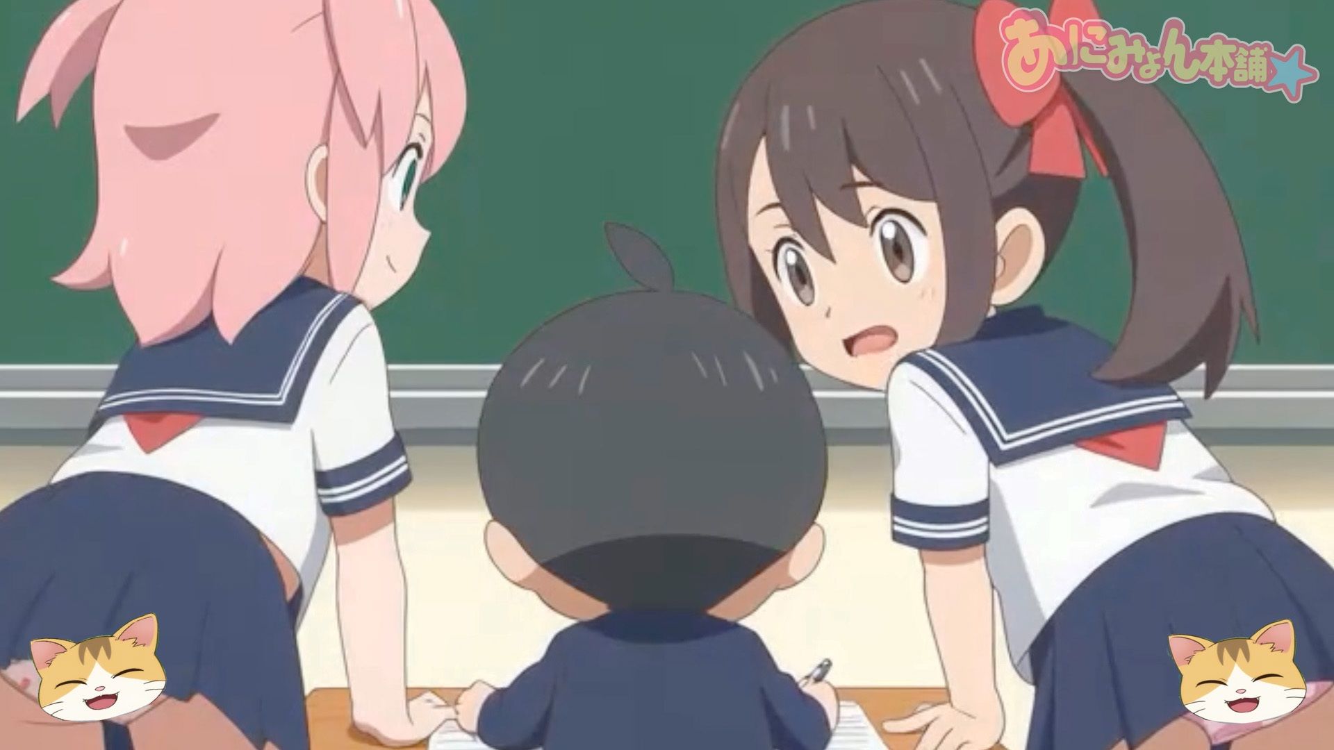 【アニメ試し見あり】クラスのオタクに勉強教わり中にパンツ丸見えな事に気付いてない娘Σ（゜Д゜）！ - サンプル画像 3