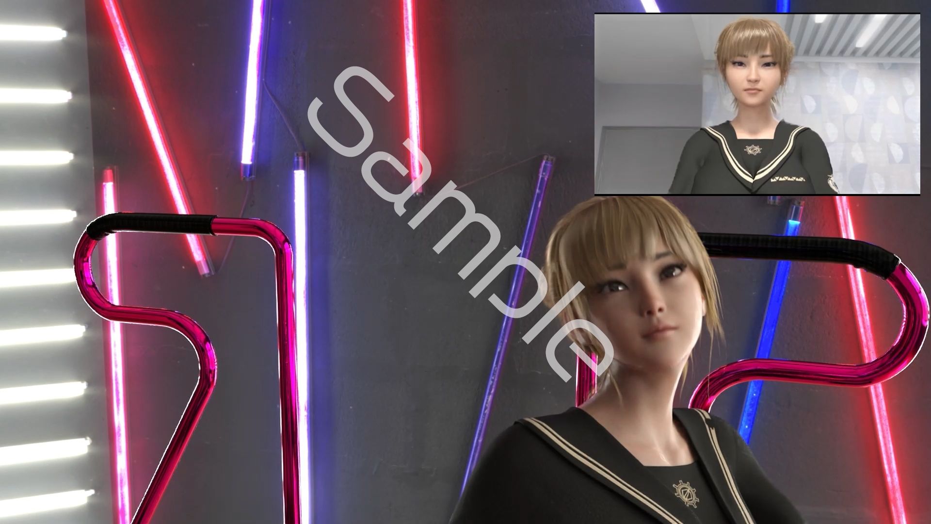 【▲100●100】生徒会長 一ノ瀬廻里・県警からの事情聴取で、自らの盗撮被害動画の確認を強いられる:Vol.R015『ダンスゲームで真下からスカート内を盗撮される』 - サンプル画像 4