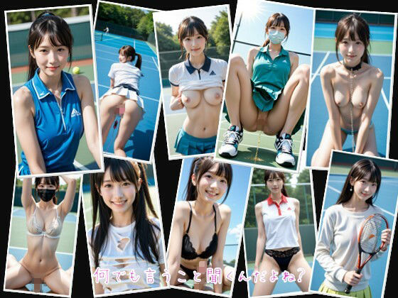 幼馴染とテニスコートで青空SEX - サンプル画像 10