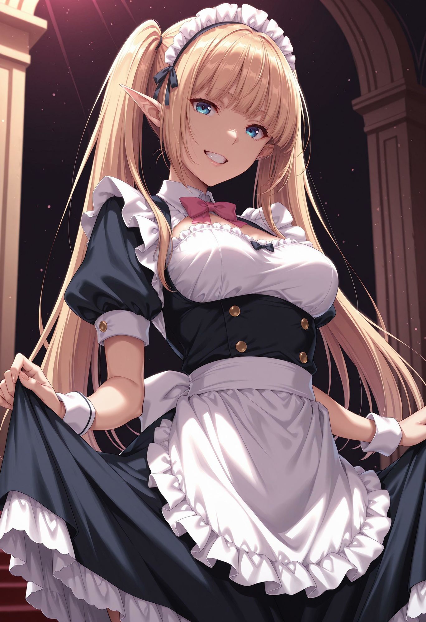 エルフのメイドさん熱烈ご奉仕7 - サンプル画像 1