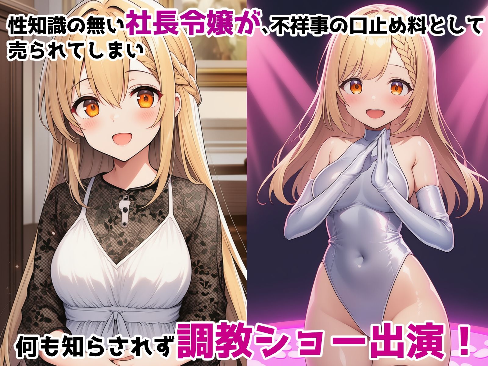 秘密クラブ快楽調教ショーvol.4〜無知な社長令嬢をイキ狂いにする話 - サンプル画像 1
