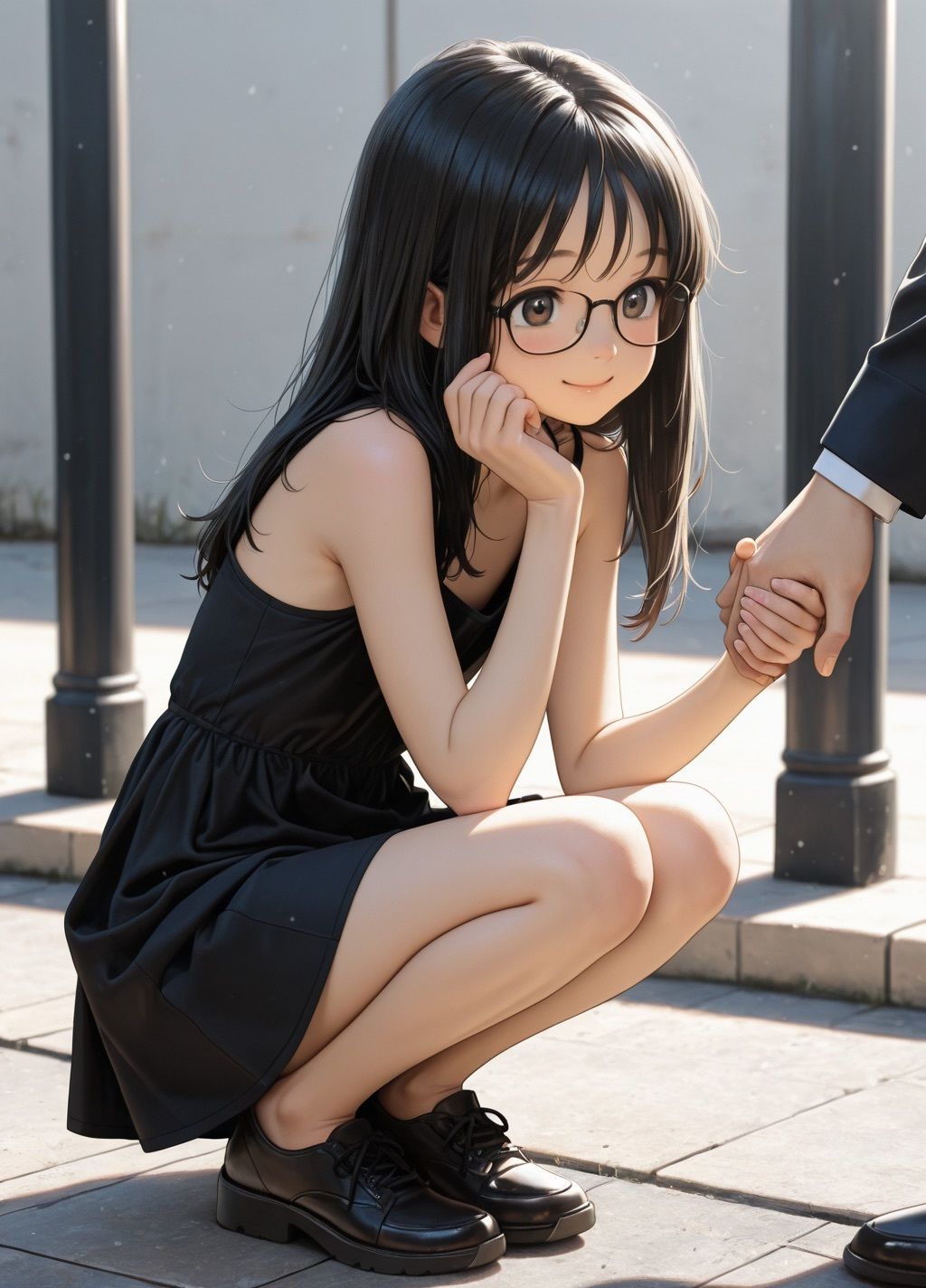 ちっぱいメガネちゃん - サンプル画像 1