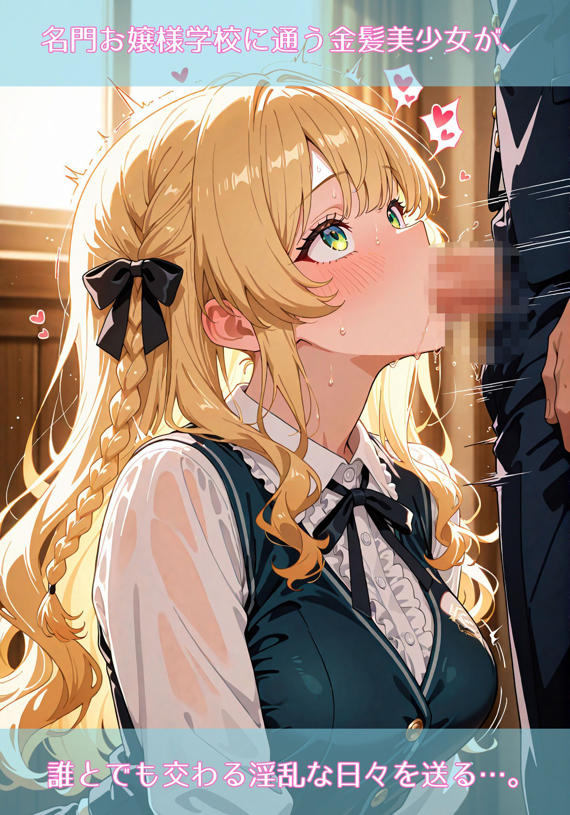 変態お嬢様が学校中を中出しNTR  『お兄様、ごめんなさい…でも、気持ち良すぎて止まらないの…』 - サンプル画像 1