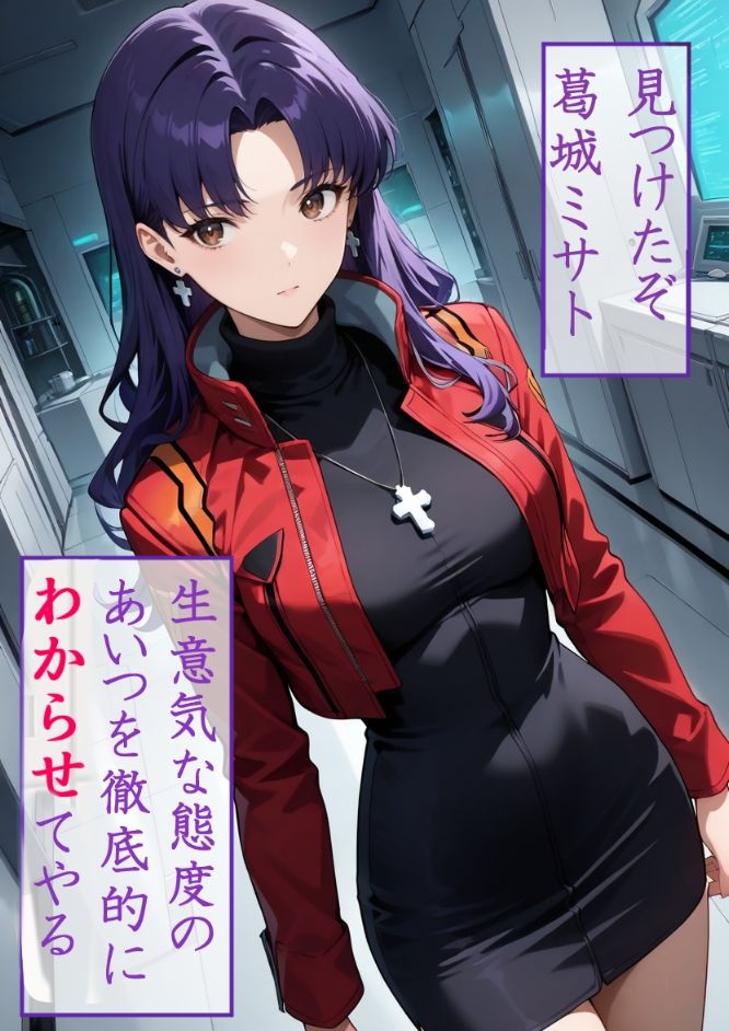 葛城ミサト  わからせ調教 - サンプル画像 1
