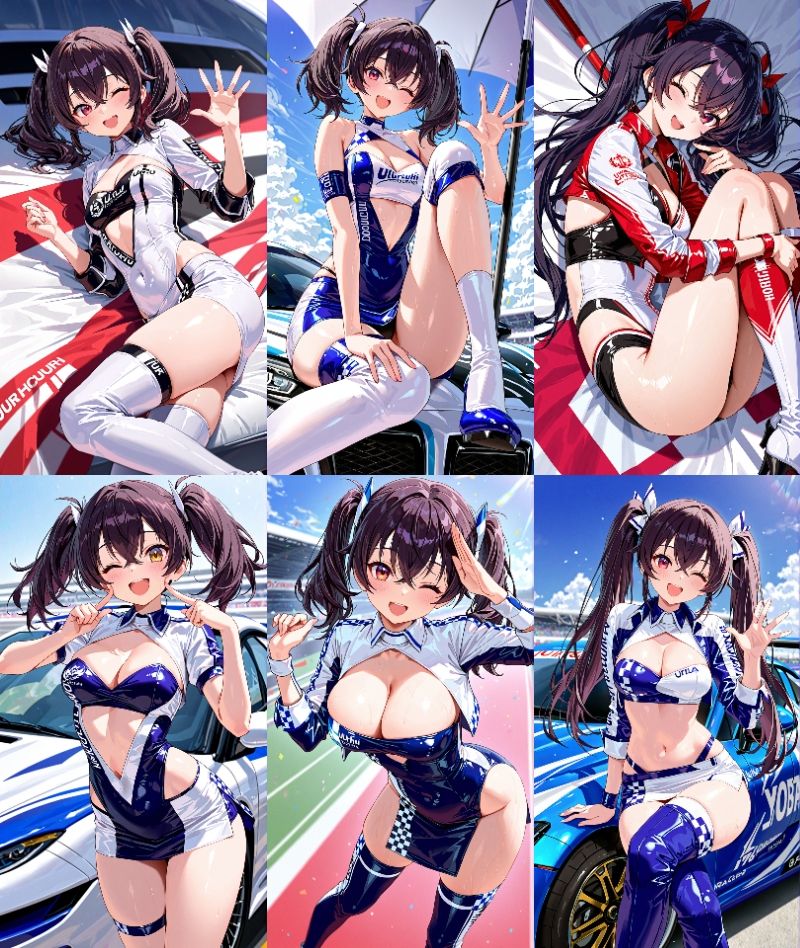 【FHD画質】あやかちゃんのレースクイーン体験記♪ - サンプル画像 1