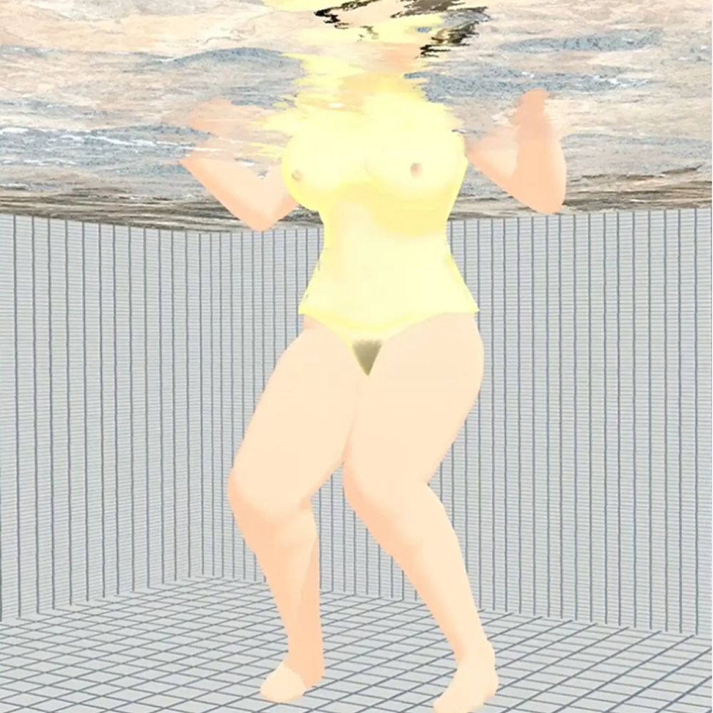 爆乳ゴリラ  スケスケ水着で丸見え  小津りさ - サンプル画像 9
