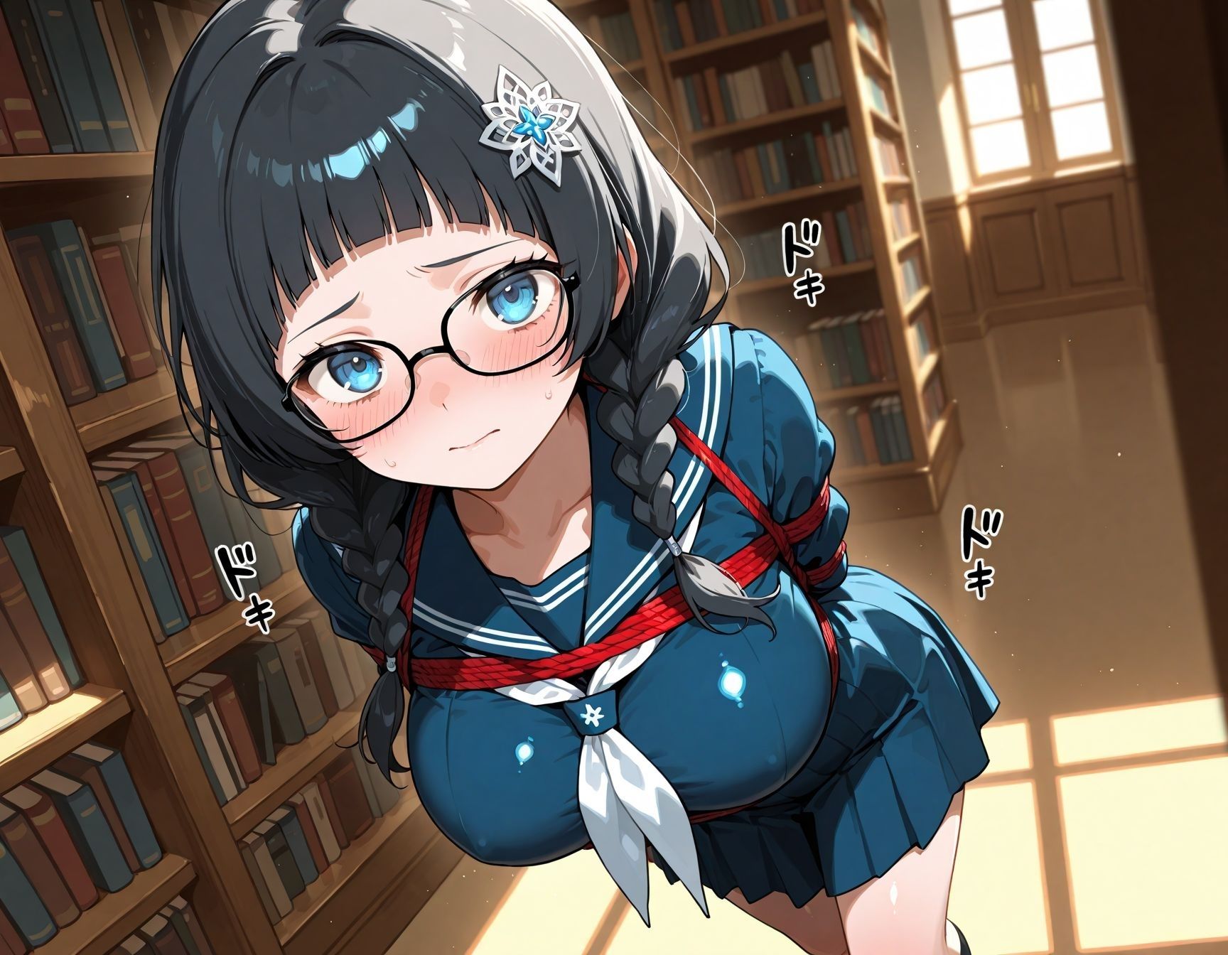 監禁  清純図書委員 - サンプル画像 1