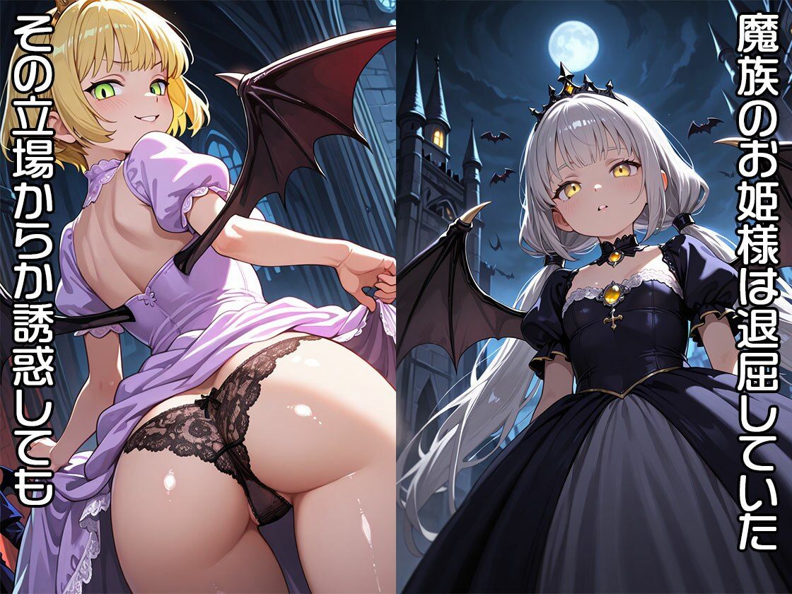 魔族のお姫様夜間にこっそり人間と交わる（CG100枚） - サンプル画像 1