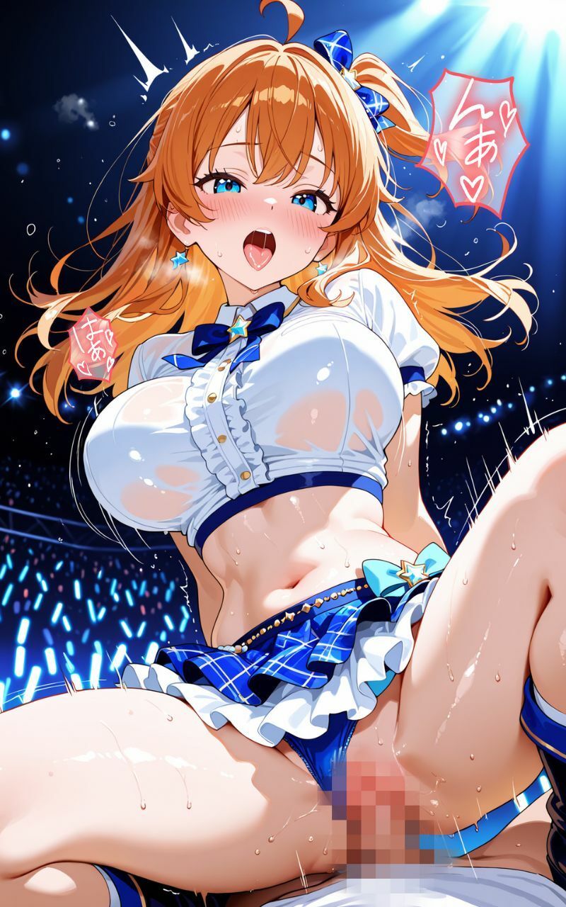 推しアイドルと生本番ライブ - サンプル画像 1