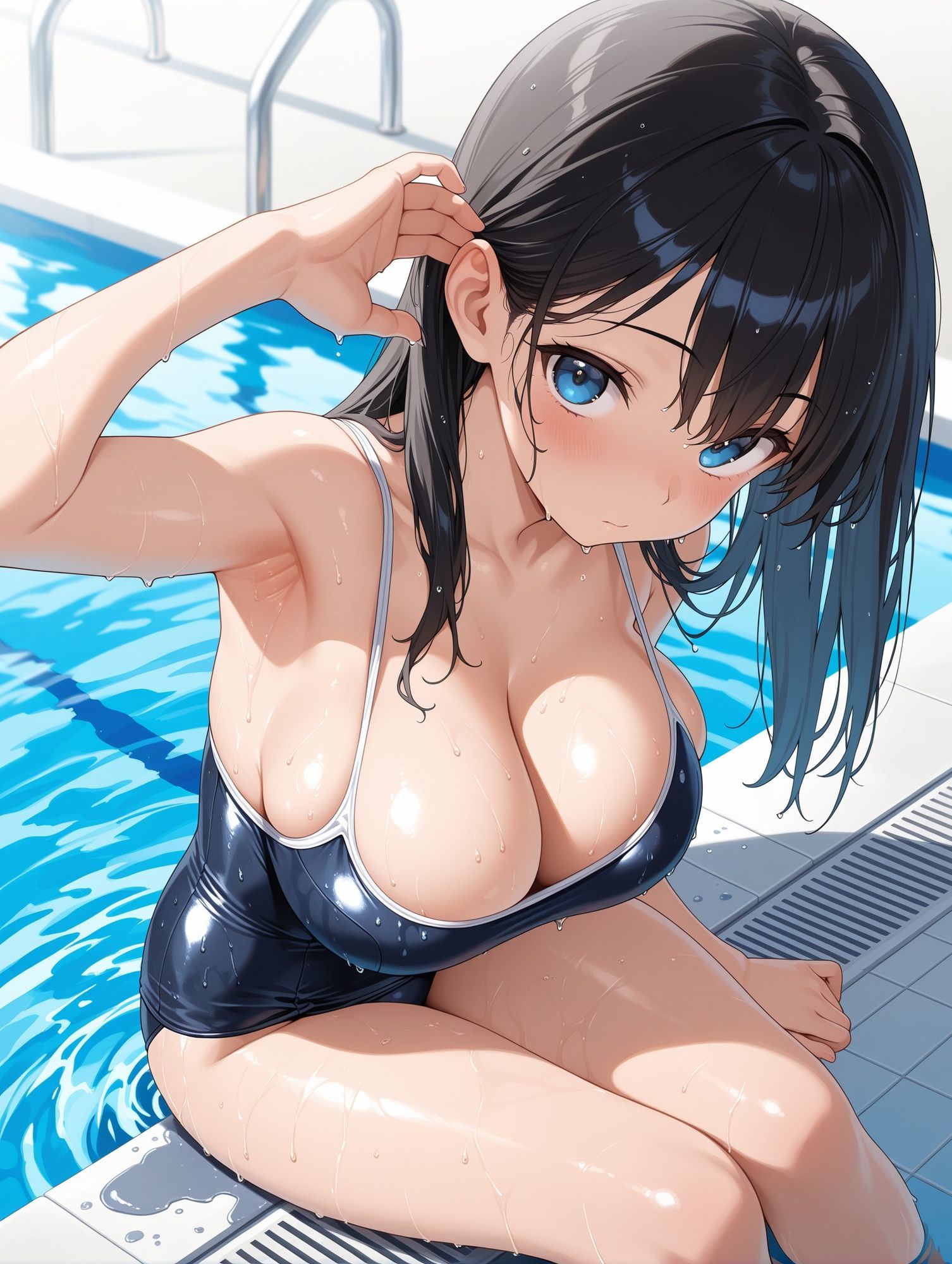 性指導で肉便器堕ち〜女子校生、スク水でしつけられる〜 - サンプル画像 1
