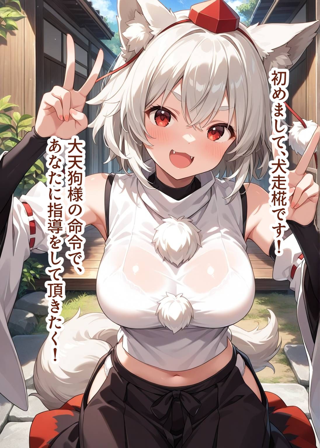 東方交尾録〜犬走椛編〜 - サンプル画像 1