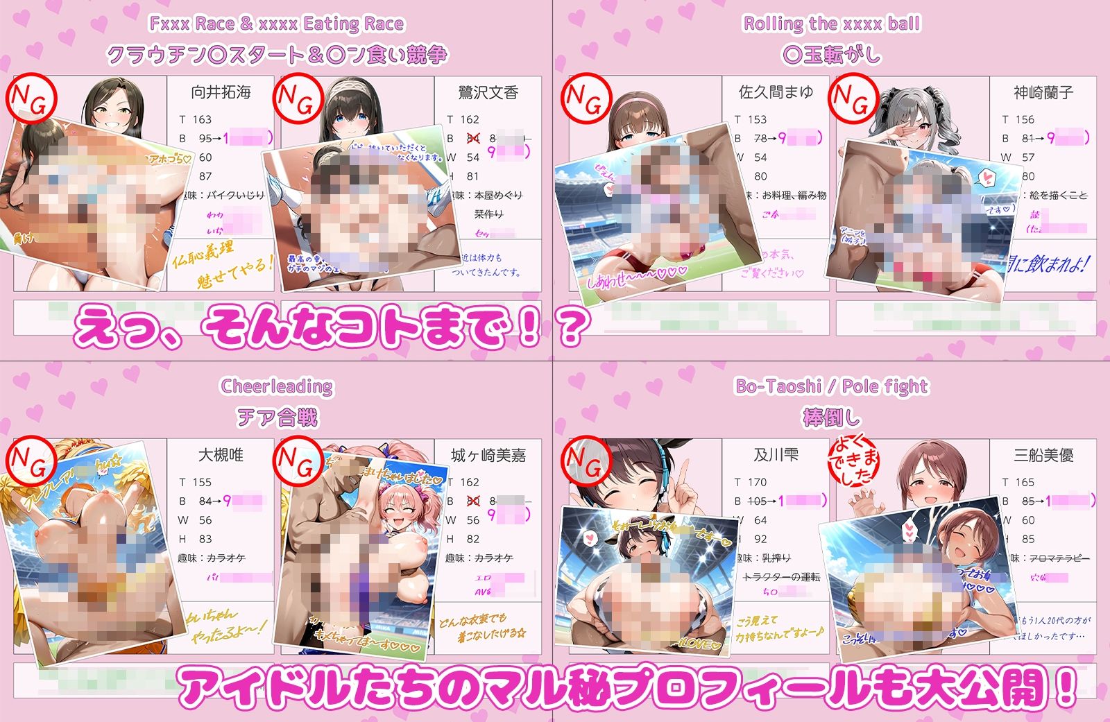ドピュッ！ アイドルだらけの体イク大会 パコりもあるよ - サンプル画像 5