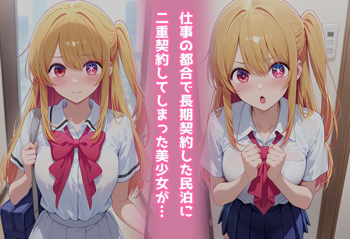 民泊トラブル！？…美少女と突然の強●ルームシェア性活 〜星●ルビー編〜 - サンプル画像 1