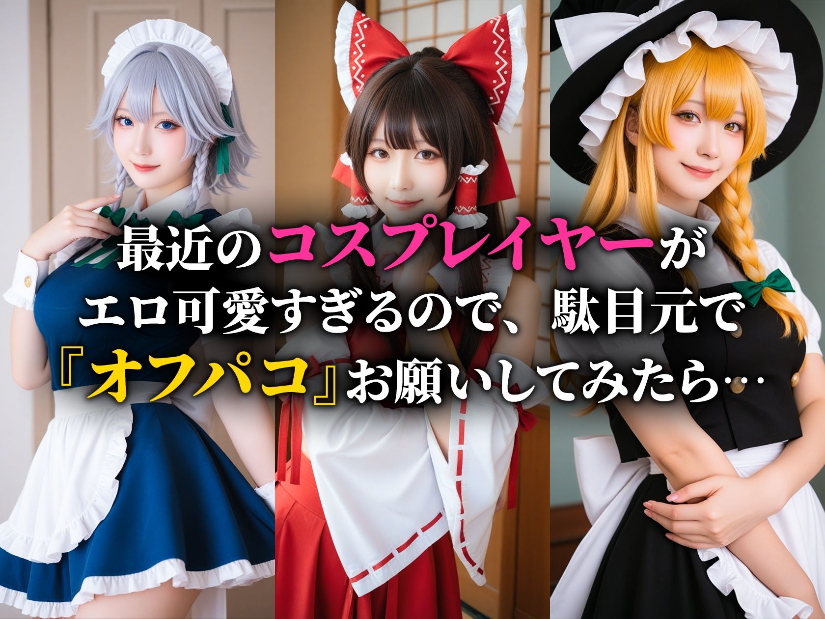 【動画】東方仮装姦 〜 Touhou Cosplay Sex. - サンプル画像 1