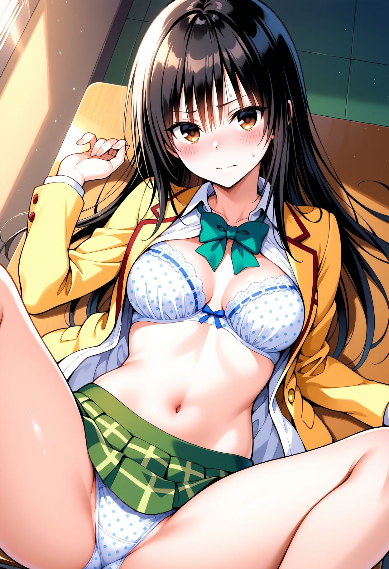 ヒロイン鬼ハメ  ●手川唯と学校でえっちしよっ - サンプル画像 8