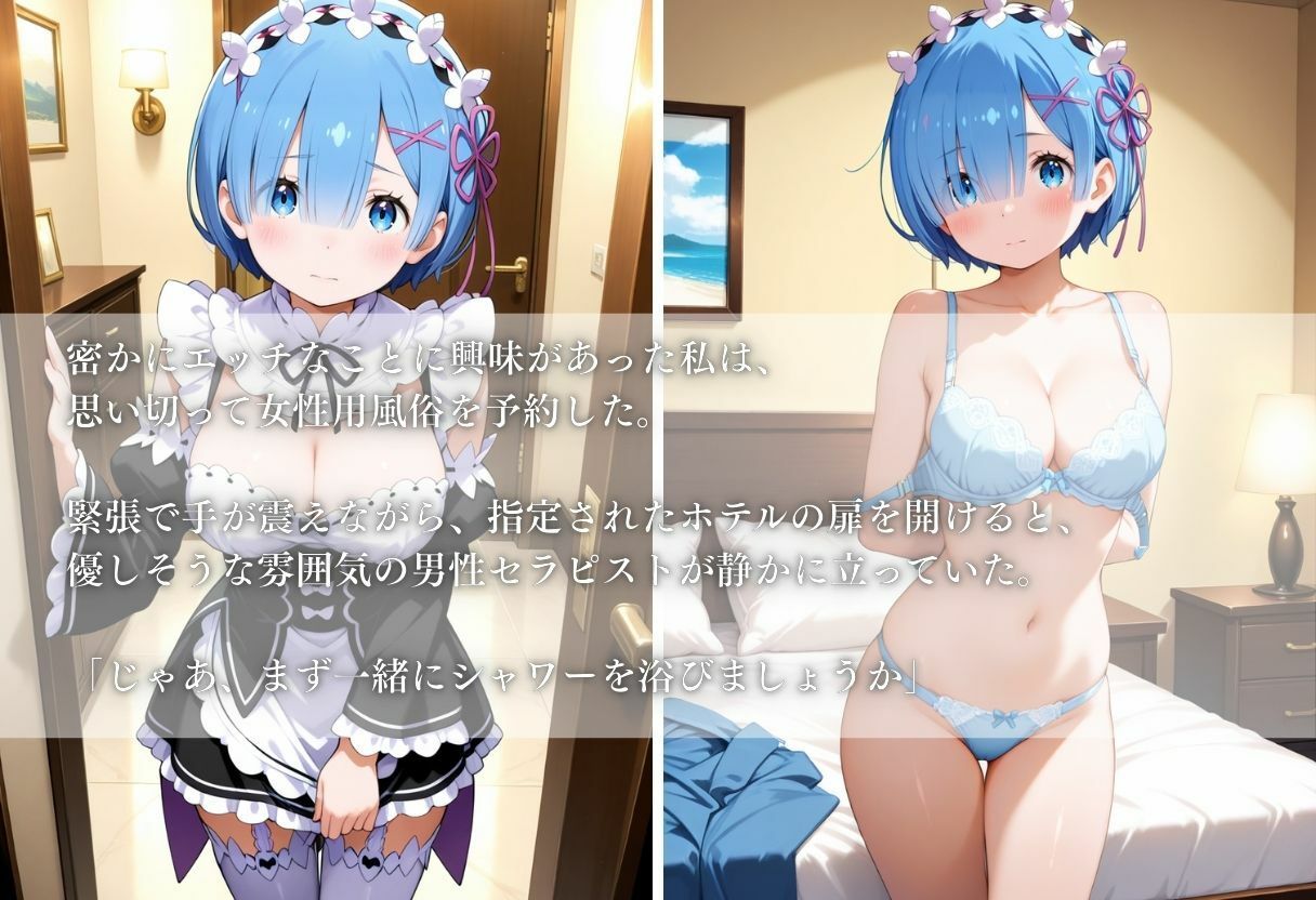 初体験の女性用風俗が忘れられない快楽に〜レム〜 - サンプル画像 1