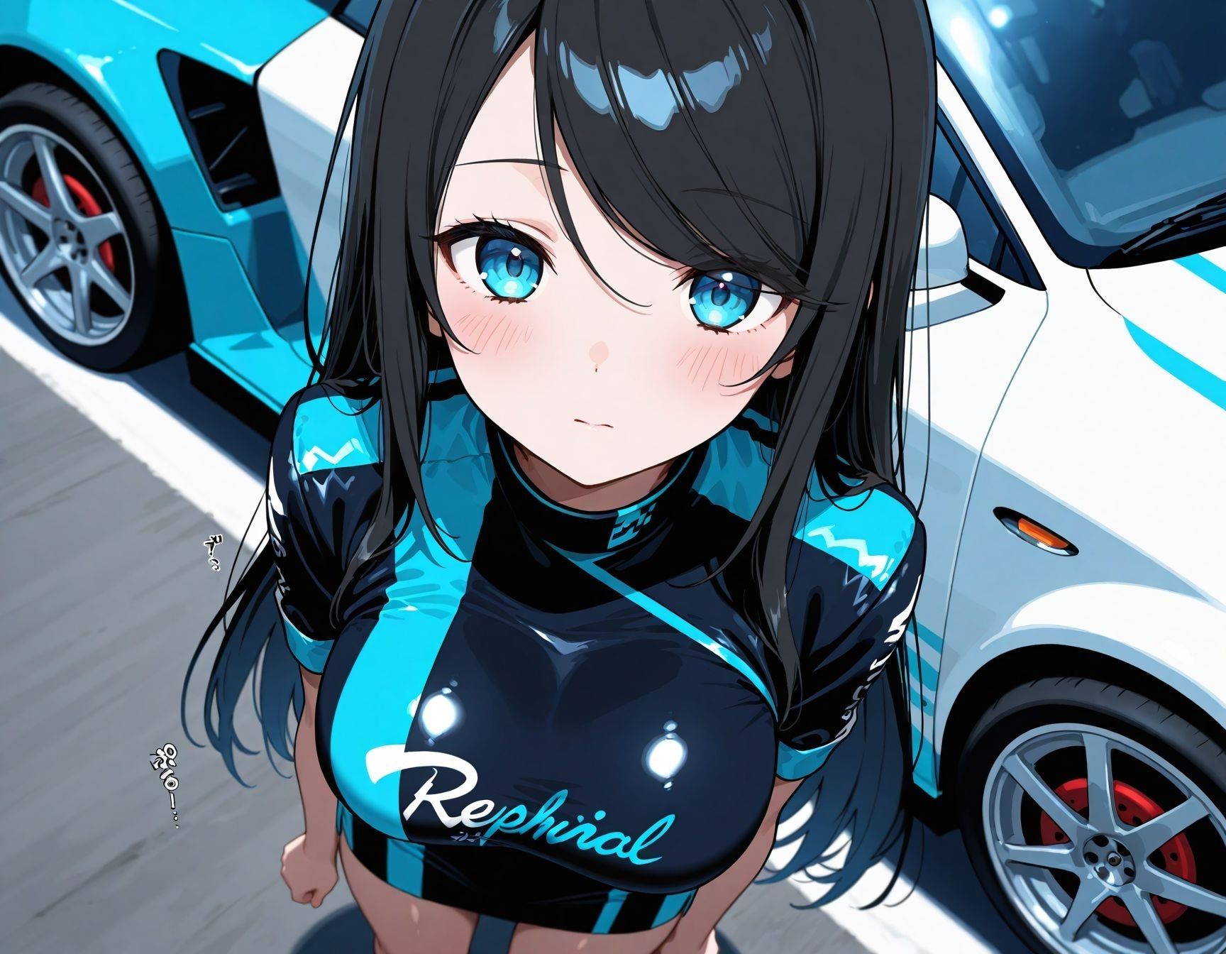 性育実習  レースクイーン編 - サンプル画像 1