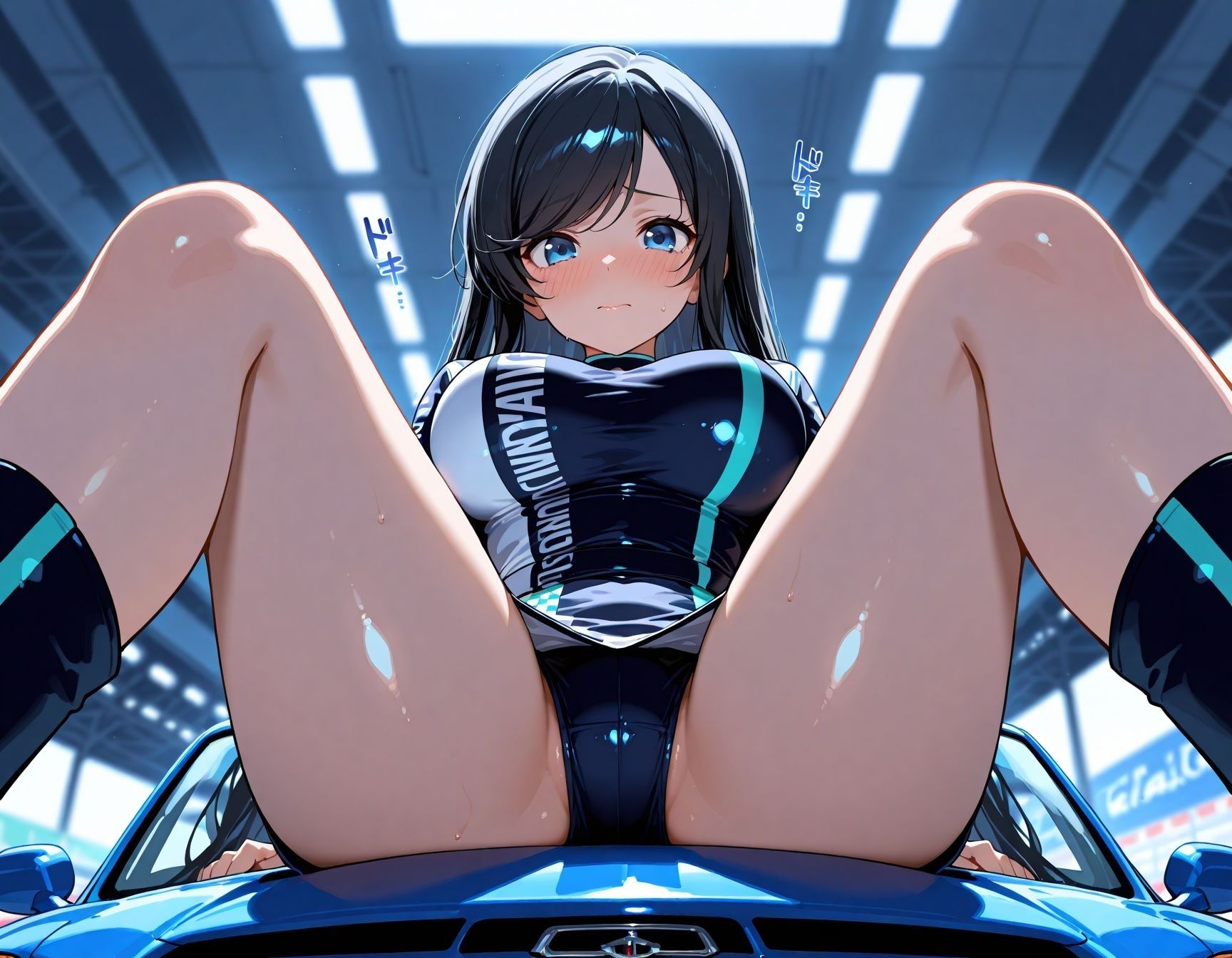 性育実習  レースクイーン編 - サンプル画像 2